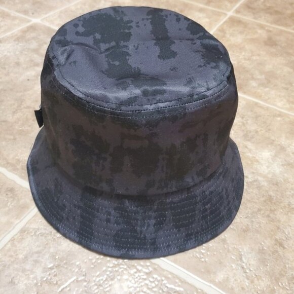 Puma Bucket Hat Y2K Unisex Black Grey Space Dye Nylon OS - Picture 3 of 9